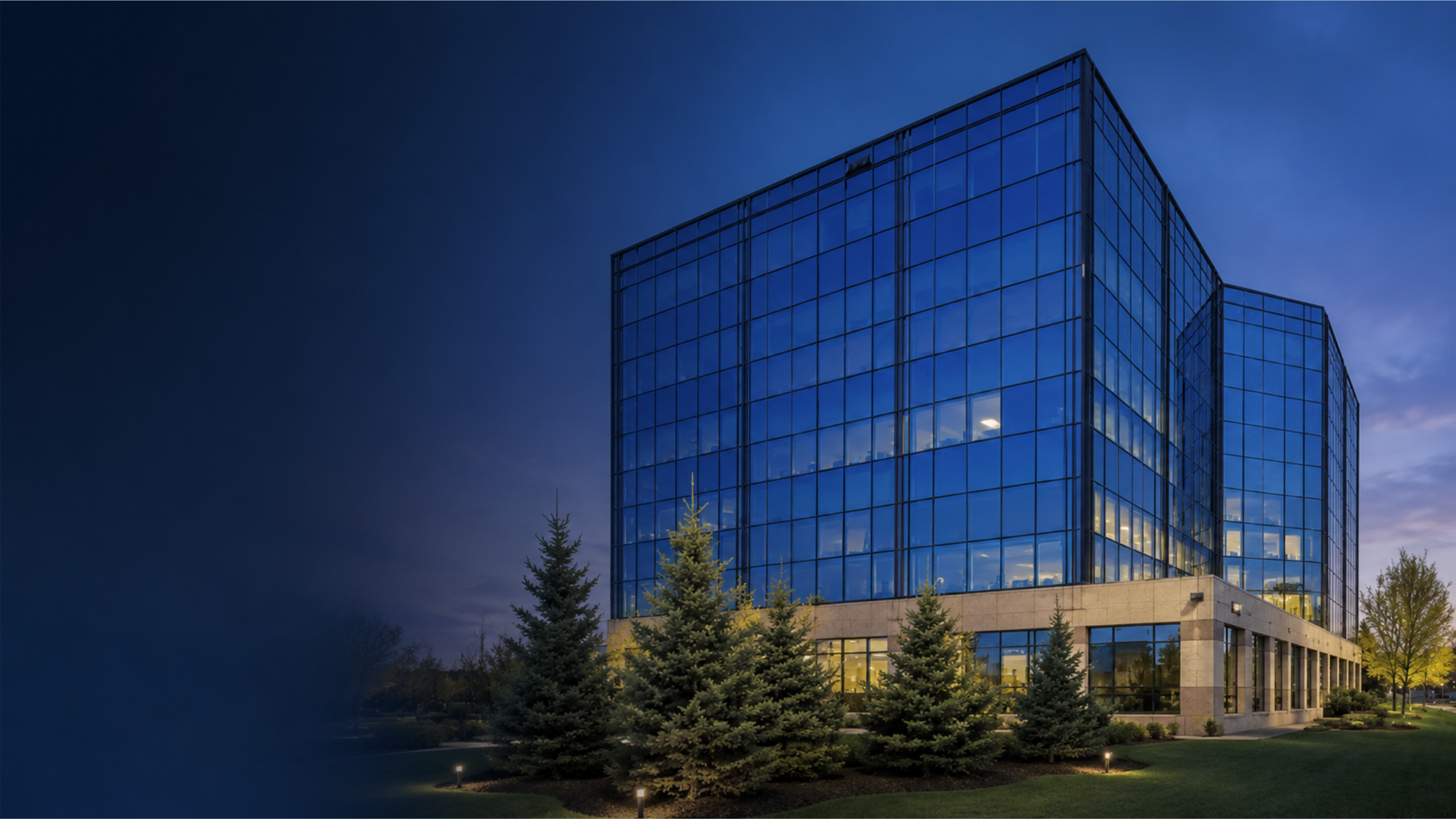 Exterior of the Burnsville office building where NFI Retirement Academy is located.