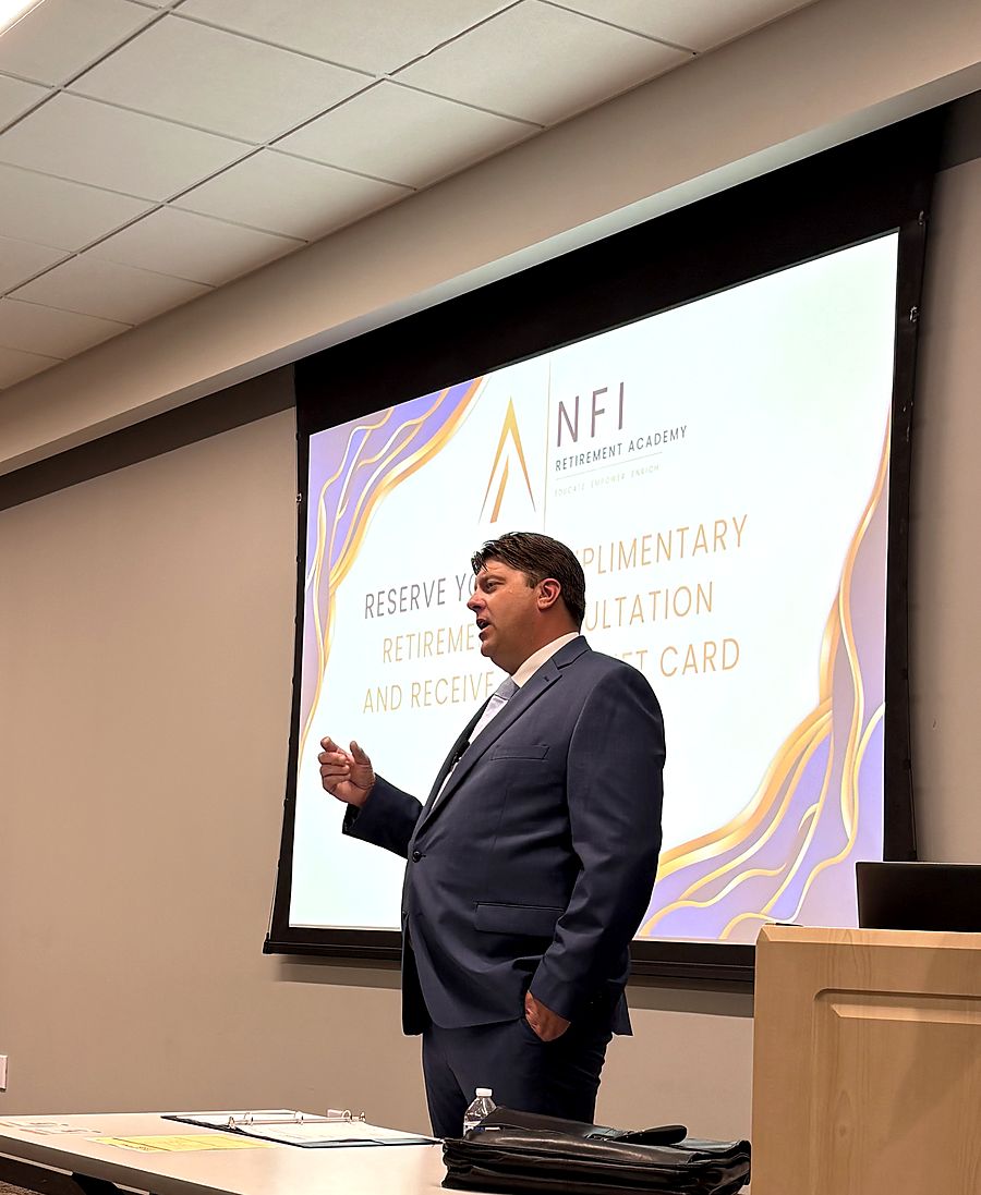 Instructor teaching at an NFI Retirement Academy seminar